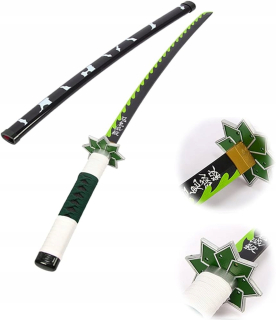 Japonský meč Katana 102 cm Sanemi Shinazugawa Demon Slayer 19